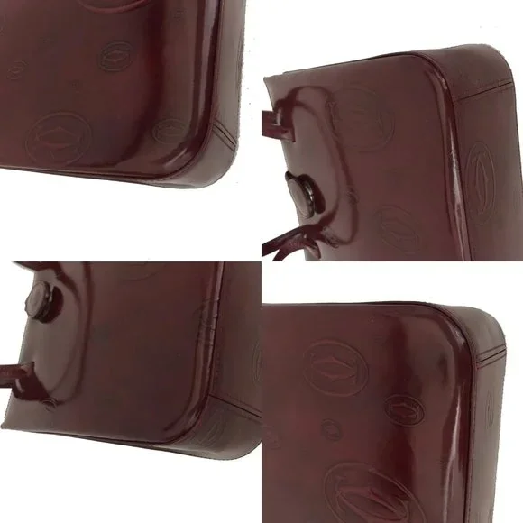 Cartier Burgundy Tote Bag - Picture 9 of 14